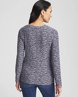 Jacquard Love Letter Layering Tee