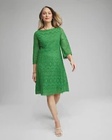 Lace Fit & Flare Dress