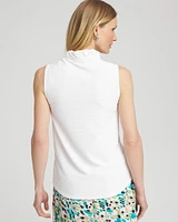 Zenergy® UPF V-Neck Ruffle Tank