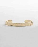 Goldtone Flexible Cuff Bracelet