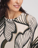 Zenergy® UPF Leaf Print Long Sleeve Sun Tee