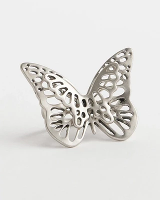 Butterfly Scarf Ring