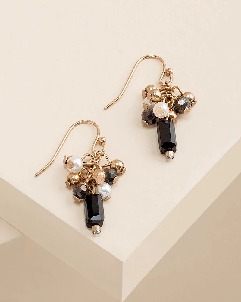 Cluster Drop Earrings