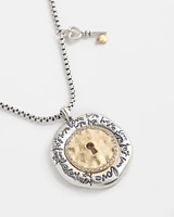 Keyhole Medallion Pendant Necklace