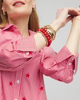 No Iron™ Stars & Stripes  Sateen Shirt