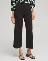 Cotton Sateen Cropped Pants