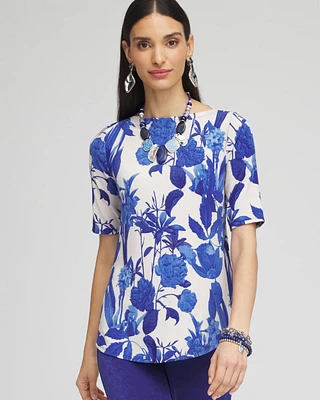 Travelers™ Wildflower Elbow-Sleeved Top