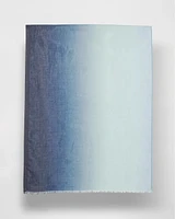 Woven Ombre Metallic Oblong Scarf