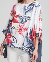 Floral Poncho