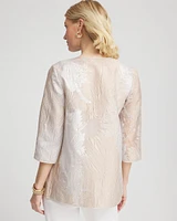 Travelers™ Collection Metallic 3/4 sleeve Jacket