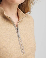 Zenergy® Luxe Half Zip Pullover Top