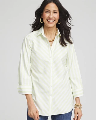No Iron™ Chevron Stripe Stretch Shirt