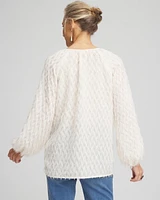 Chevron Fringe Blouse