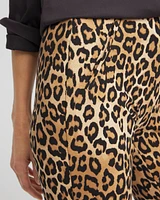Juliet Ponte Leopard Ankle Pants