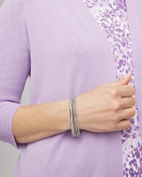 Silvertone Multistrand Bracelet
