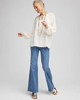 Chevron Fringe Blouse