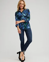 Embellished Tulip Hem Pull-on Jeggings