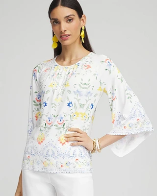 Touch of Cool™ Angel-Sleeved Blouse