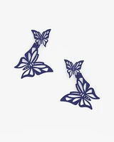 Butterfly Drop Earrings