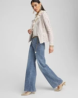 Tweed Moto Cardigan