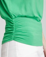 Touch of Cool™ Ruched Banded Hem Top
