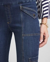 Pull-On Utility Bootcut Jeans
