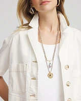 Convertible Abalone Pendant Necklace