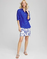 Brigitte™ Seashell Motif Pull-On Skort