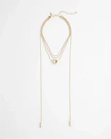 Faux Wrap Necklace