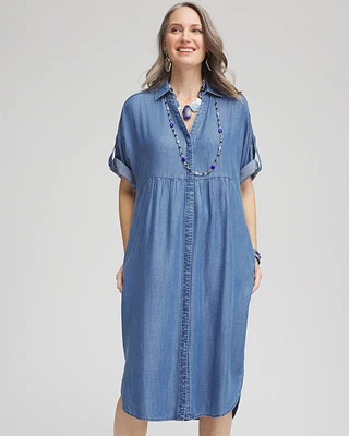 Tencel™ Midi Jean Dress
