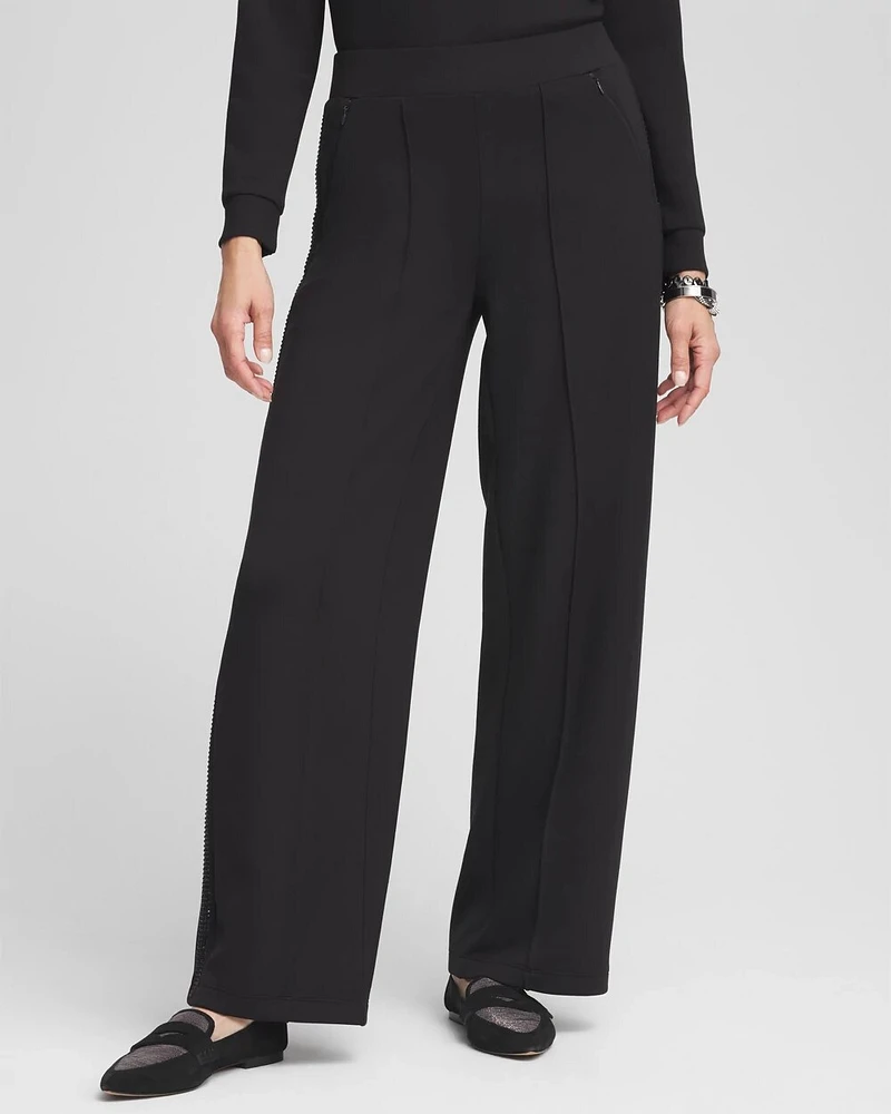 Petite Zenergy® Scuba Embellished Pants