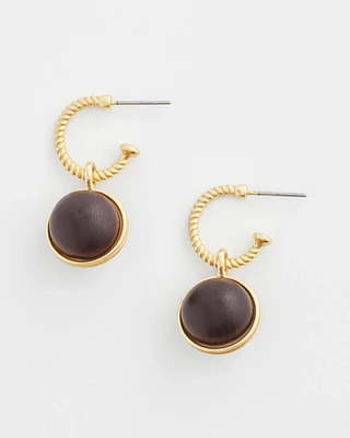 No Droop® Wood Bead Earrings