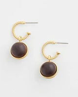 No Droop® Wood Bead Earrings