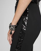 Juliet Side Sequin Ankle Pants