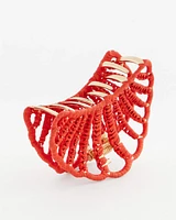 Red Raffia Hair Clip