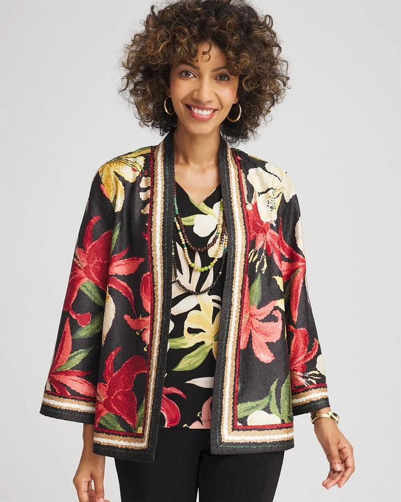 Travelers™ Collection Tropical-Lily Crushed Jacket