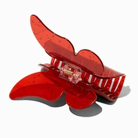 Red Butterfly Large Hair Claw