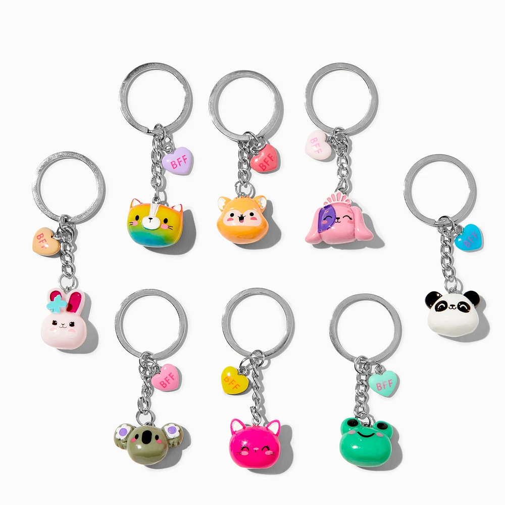 Critter Best Friends Keychains - 8 Pack