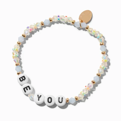 ''Be You'' Beaded Stretch Bracelet