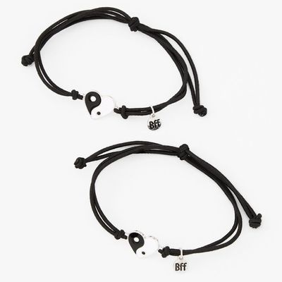 Yin Yang Best Friends Adjustable Bracelets (2 Pack)
