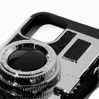 Black Glitter Camera Phone Case - Fits iPhone® 12 Pro