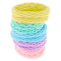 Claire's Club Pastel Honeycomb Hair Ties - 10 Pack