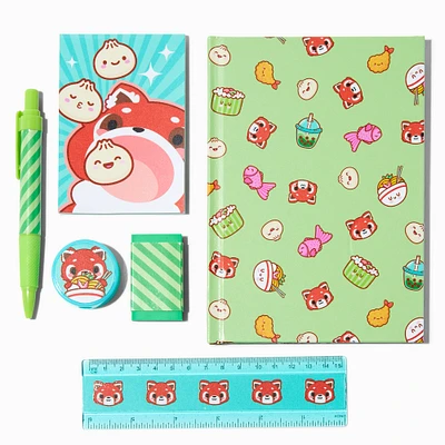 Red Panda Stationery Set