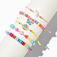 Mixed Pastel Bracelet Set - 5 Pack