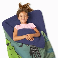 The Nightmare Before Christmas™ Sweet Dreams Silk Touch Throw Blanket Sherpa Slumber Bag (ds)