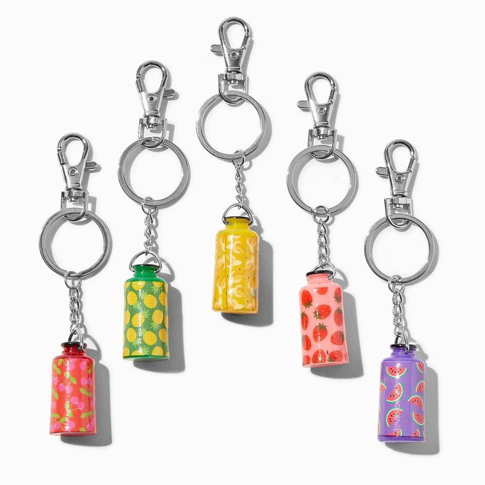 Fruit Bottle Best Friends Keychains - 5 Pack