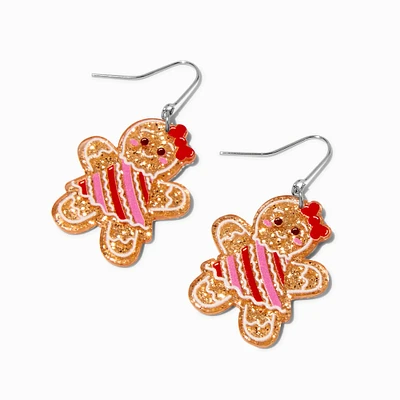 Gingerbread Girl Drop Earrings