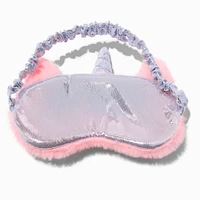 Pink Unicorn Plush Sleeping Mask