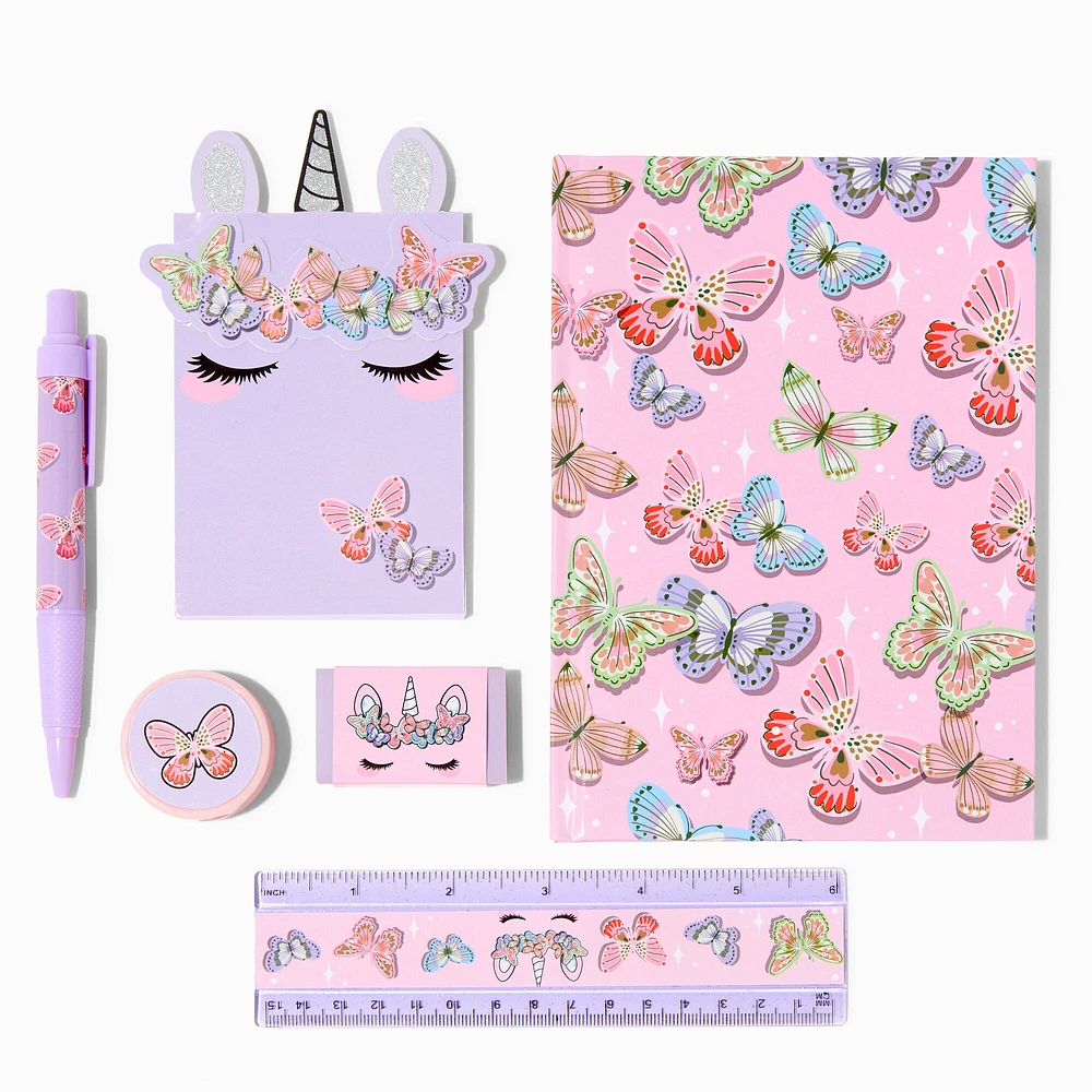 Butterfly Unicorn Stationery Set