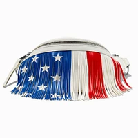 American Flag Fringe Belt Bag